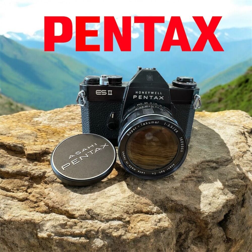 Vintage Pentax ME Super 35mm SLR Camera with 50mm f/1.4 Lens Black